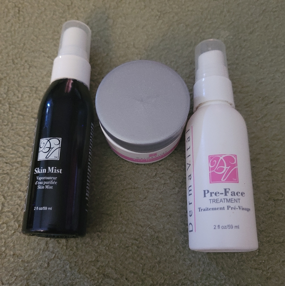 DERMAVITAL 3PC SKINCARE SET- SEE DESCRIPTION FOR DETAILS